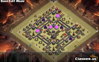 Town Hall 9 CoC Base Layouts: War, Trophy & Home Maps #16159