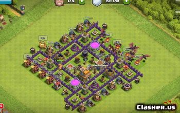 CoC Town Hall 7 Base Layouts: Farming & Trophy Maps #16329