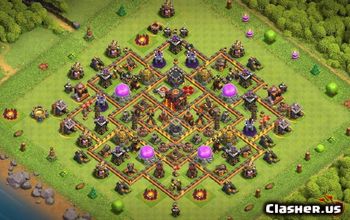 CoC Town Hall 10 Base Layouts: Farming & Trophy Maps #16405