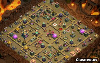 CoC Town Hall 14 Base Layouts: Home, Trophy & War Maps #16485