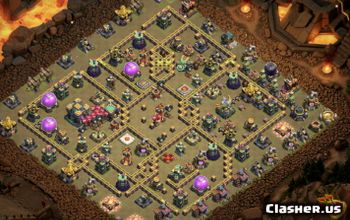CoC Town Hall 14 Base Layouts: Farming, Trophy & War Maps #16487
