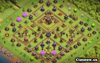 CoC Town Hall 10 Base Layouts: War, Trophy & Map Links #16501
