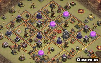 CoC Town Hall 10 Base Layouts & Maps - Home & War Bases #16613