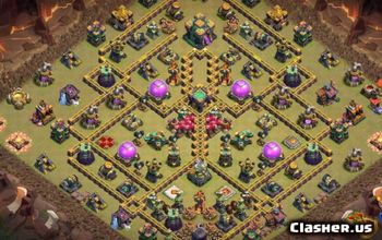 CoC Town Hall 14 Base Layouts: War, Trophy & Home Maps #16651