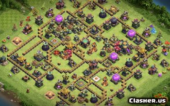 CoC Town Hall 14 Base Layouts: Home, Trophy & War Maps #16653
