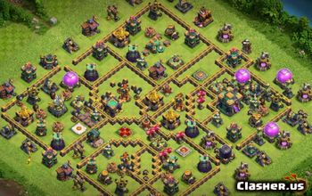 CoC Town Hall 14 Base Layouts: Home, War & Trophy Maps #16669