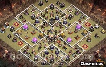 CoC Town Hall 11 Base Layouts: Maps & Links for War & Trophy #16713