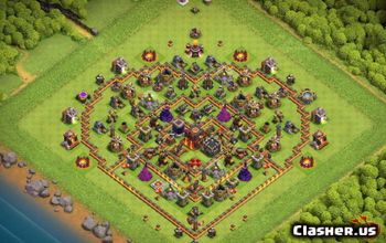 CoC Town Hall 10 Base Layouts: Farming, Trophy & Hybrid #16799