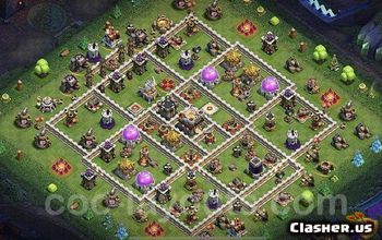 CoC Town Hall 11 Base Layouts: Farming, Trophy & War Maps #16801