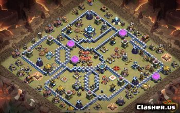 Town Hall 13 - CoC Base Maps Links - Clash of Clans | Clasher.us