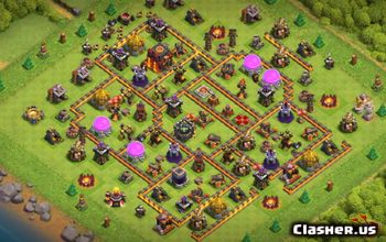 Best Town Hall 10 CoC Base Layouts & Maps for Farming & War #16967