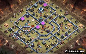 CoC Town Hall 13 Base Layouts: Home, War & Trophy Maps #17199