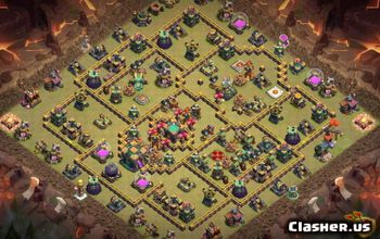 CoC Town Hall 14 Base Layouts: Home, War & Trophy Maps #17265