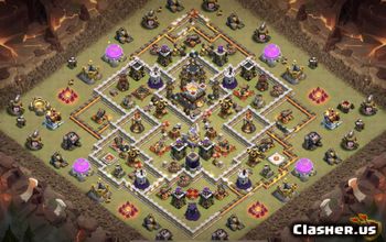 CoC Town Hall 11 Base Layouts: Home, War & Trophy Maps #17287