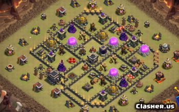 Best CoC Town Hall 9 Base Layouts & Maps - Copy Now! #17325