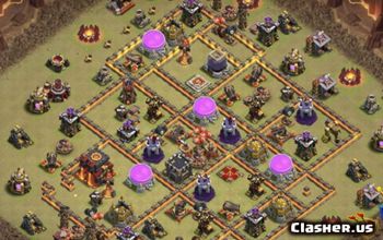 Clash of Clans Town Hall 10 Base Layouts & Maps #17327