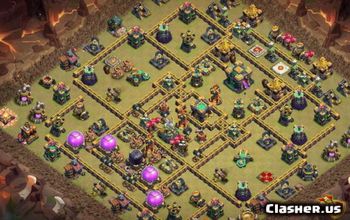 CoC Town Hall 14 Base Layouts: Home, Trophy & War Maps #17393