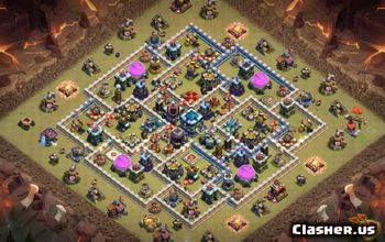 CoC Town Hall 13 Base Layouts: Home, Trophy & Farming Maps #17407