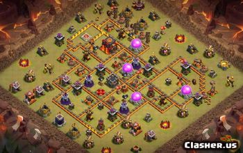 CoC Town Hall 10 Base Layouts: Home, War & Trophy Maps #17415