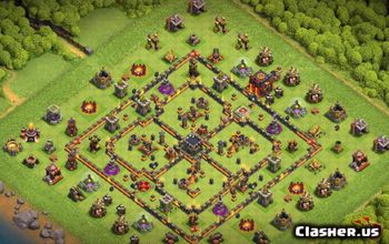 CoC Town Hall 10 Base Layouts: Home, War & Map Links #17437