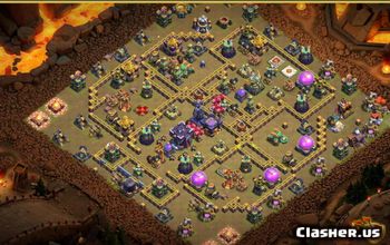 CoC Town Hall 15 Base Layouts & Links | Home Village & Map #27486