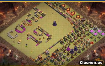 Clash of Clans Town Hall 10 Base Layouts & Maps | Funny & Progress #27544