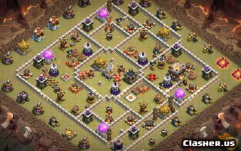CoC Town Hall 11 Base Layouts & Map Links | Home & War Bases #27733