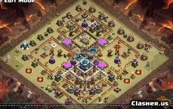 CoC Town Hall 13 Base Layouts & Maps | Home, War, Trophy Bases #27750