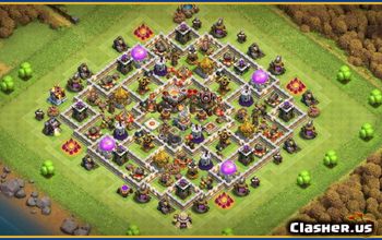 CoC Town Hall 11 Base Layouts & Maps | Home, Trophy, Farming #27777