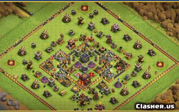 Clash of Clans Town Hall 10 Base Layouts & Map Links #27811