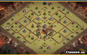 CoC Town Hall 10 Base Layouts & War Maps | Home Village, Link #27858