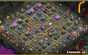 CoC Town Hall 15 Base Layouts & Maps | War & Home Village #28359