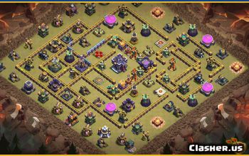 CoC Town Hall 15 Base Layouts & Maps | War, Trophy, Home Village #28419