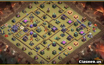 Copy CoC Town Hall 15 Base Layouts | War, Home Village & Map #28571