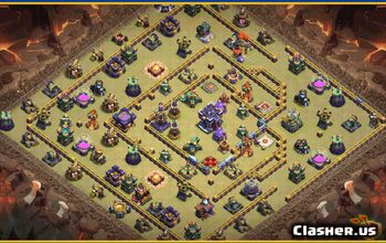 CoC Town Hall 15 Base Layouts & Links | War, Trophy, Home Village #28661