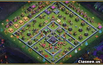 CoC Town Hall 15 Base Layouts & Map | Trophy, War, Home Village #28792