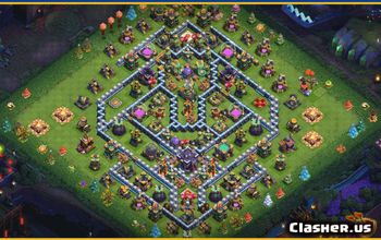 CoC Town Hall 15 Base Layouts & Links | War, Trophy, Home Village #28794