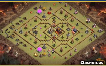 CoC Town Hall 10 Base Layouts & Maps | Copy & Share #28833