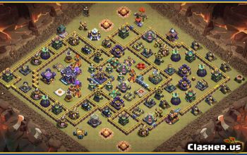 CoC Town Hall 15 Base Layouts & Map | War, Trophy, Home Village #28844