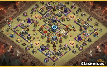 CoC Town Hall 13 Base Layouts & Maps | War, Trophy & Home Village #28850