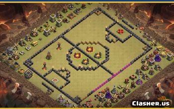 CoC Town Hall 10 Base Layouts & Maps | Funny & Progress Bases #28990