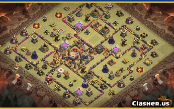 CoC Town Hall 11 Base Layouts & Maps | Home, War, Trophy #29043