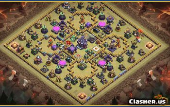 CoC Town Hall 15 Base Layouts & Maps | Home, Farming, Trophy #29109