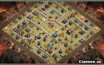 CoC Town Hall 14 Base Layouts & War Maps | Home Village, War Bases #29266