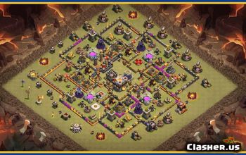CoC Town Hall 11 Base Layouts & Links | Home, Trophy, Farming #29475
