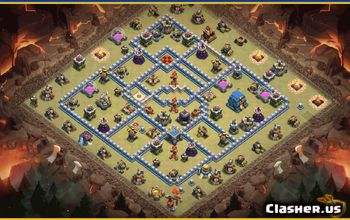 CoC Town Hall 12 Base Layouts | War, Trophy & Home Village #29485