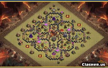 Clash of Clans Base Layouts & Copy Links for Town Hall 10 #29536