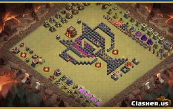 CoC Town Hall 10 Base Layouts | Funny, Progress & Home Village Maps #29578