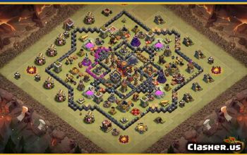 Clash of Clans Base Layouts | Town Hall 10, Trophy & More #29621