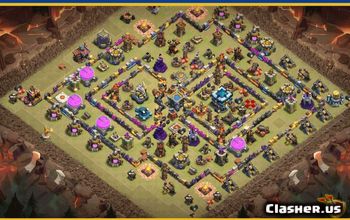 CoC Town Hall 13 Layouts | War, Trophy, Home Village Maps #29689